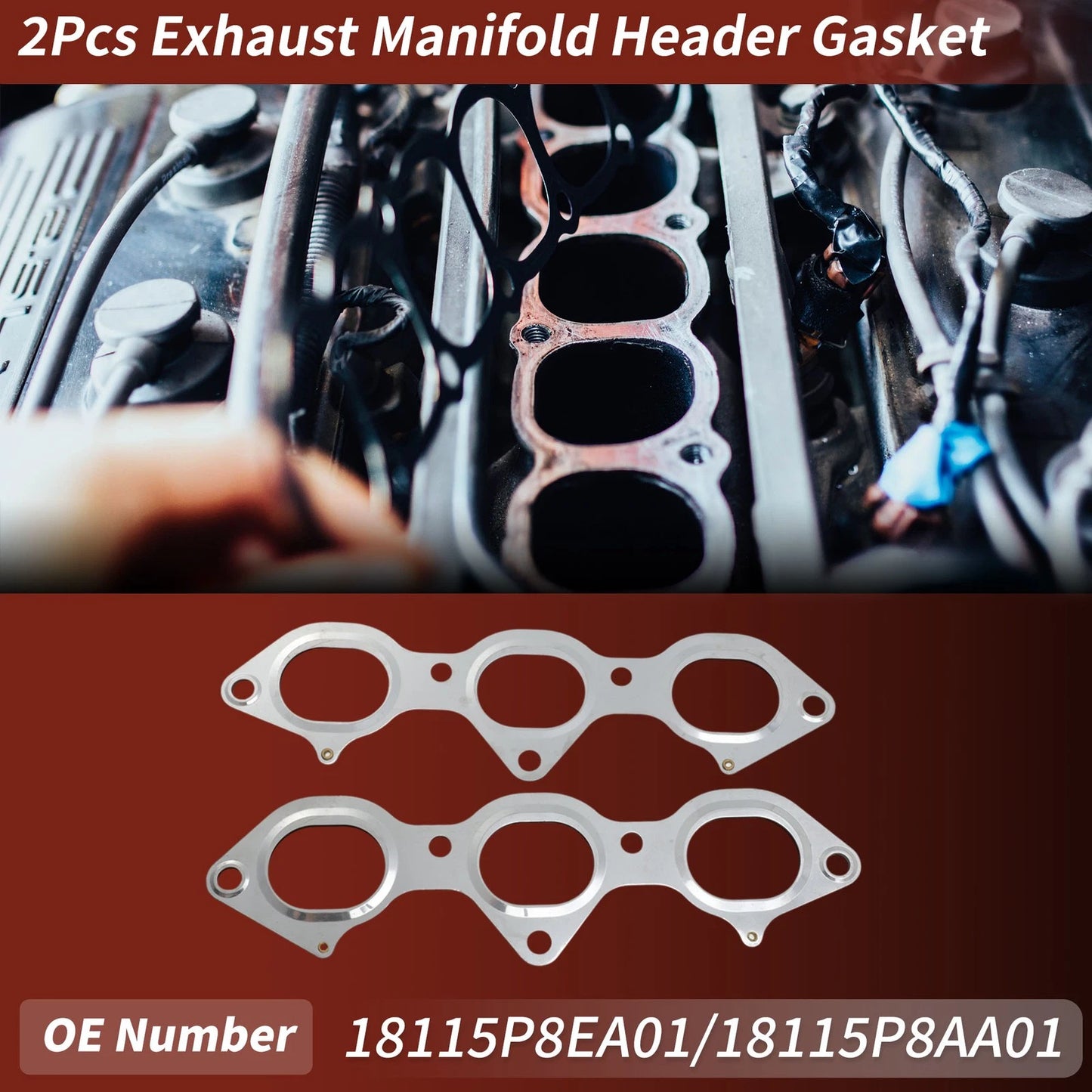 Exhaust Manifold Gasket 3.0L for Acura CL (1997-1999)