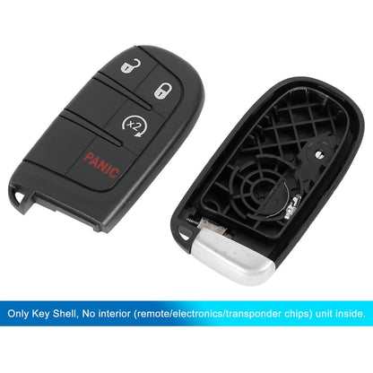 4 Key Button Car Key Fob Shell Case for Dodge Journey (2011-2020)