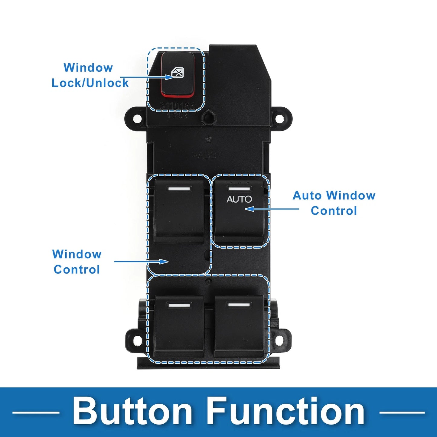 Power Window Switch for Honda City (2007-2011)