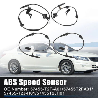 4 x ABS Wheel Speed Sensor Front & Rear Left Right for Acura TLX (2015-2020)