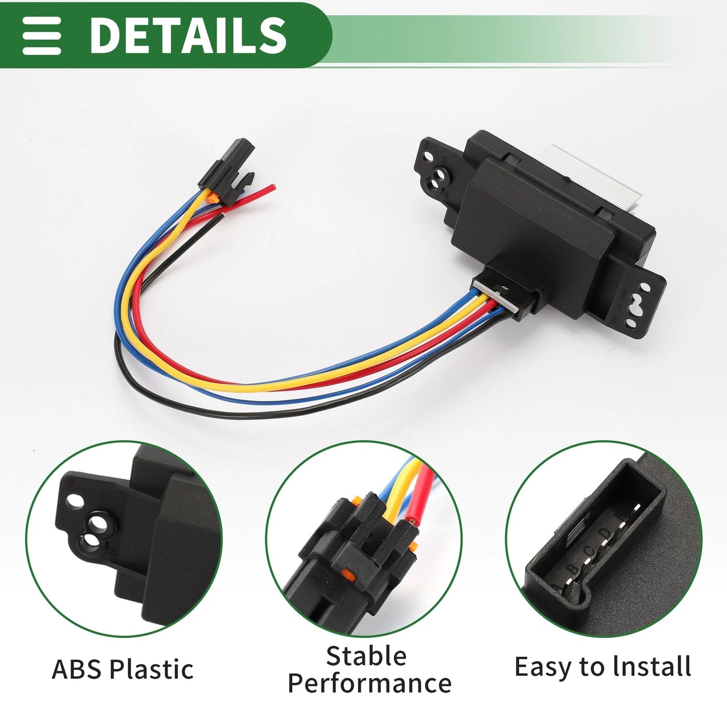 HVAC Blower Motor Resistor for GMC Envoy (2003-2009)