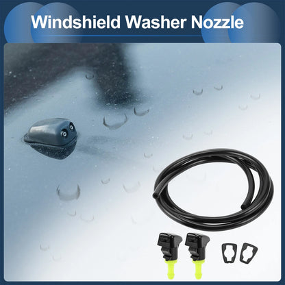 Windshield Washer Nozzle With Gasket Fluid Hose for Dodge