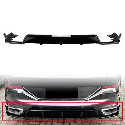 Glossy Black Rear Bumper Splitter Lip for BMW X6 G06 M Sport (2019-2024)