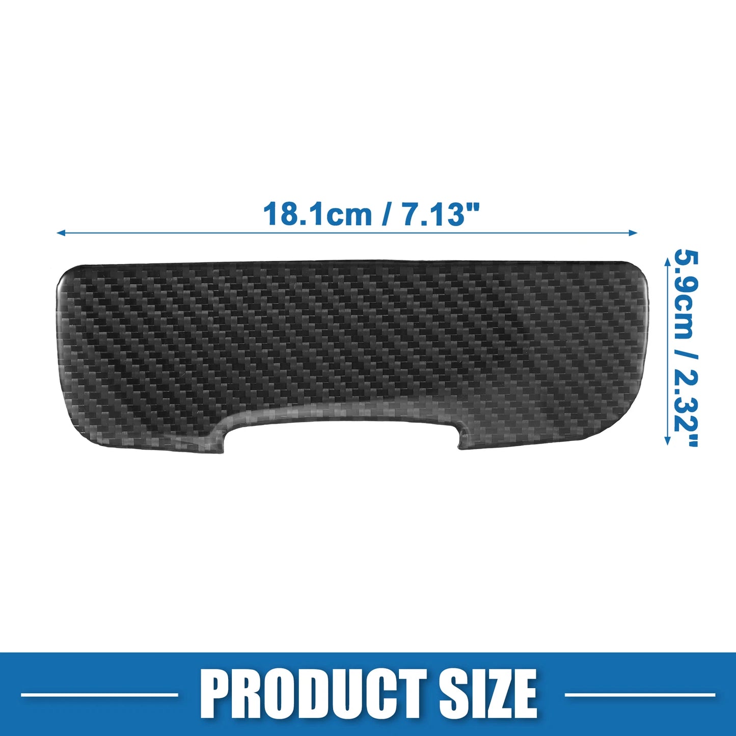 Power Outlet Cover for Chevy Corvette C5 (1998-2004) Carbon Fiber Pattern Black