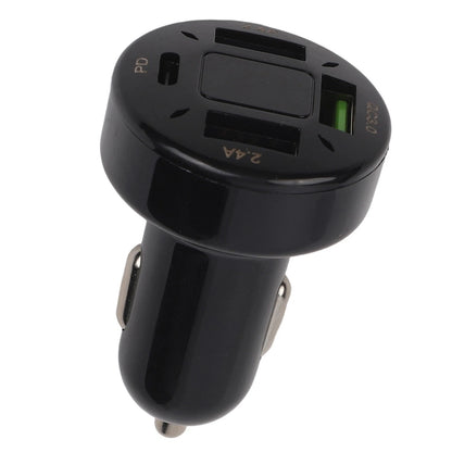 Car Charger Voltage Monitoring Aluminum Alloy PC Input 12-24V