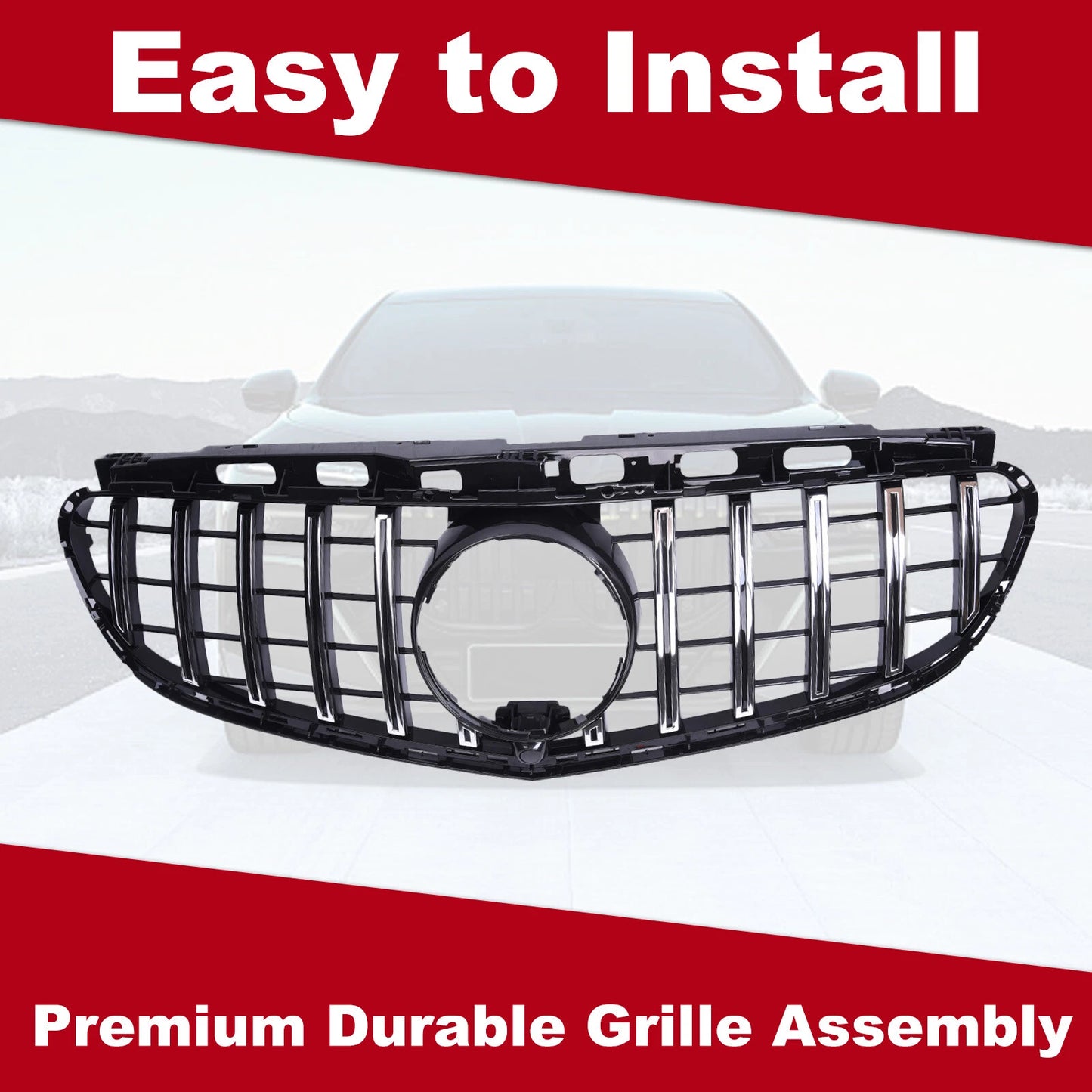 Front Grille Camera Kit for Mercedes E-CLASS W212 S212 (2009-2016)