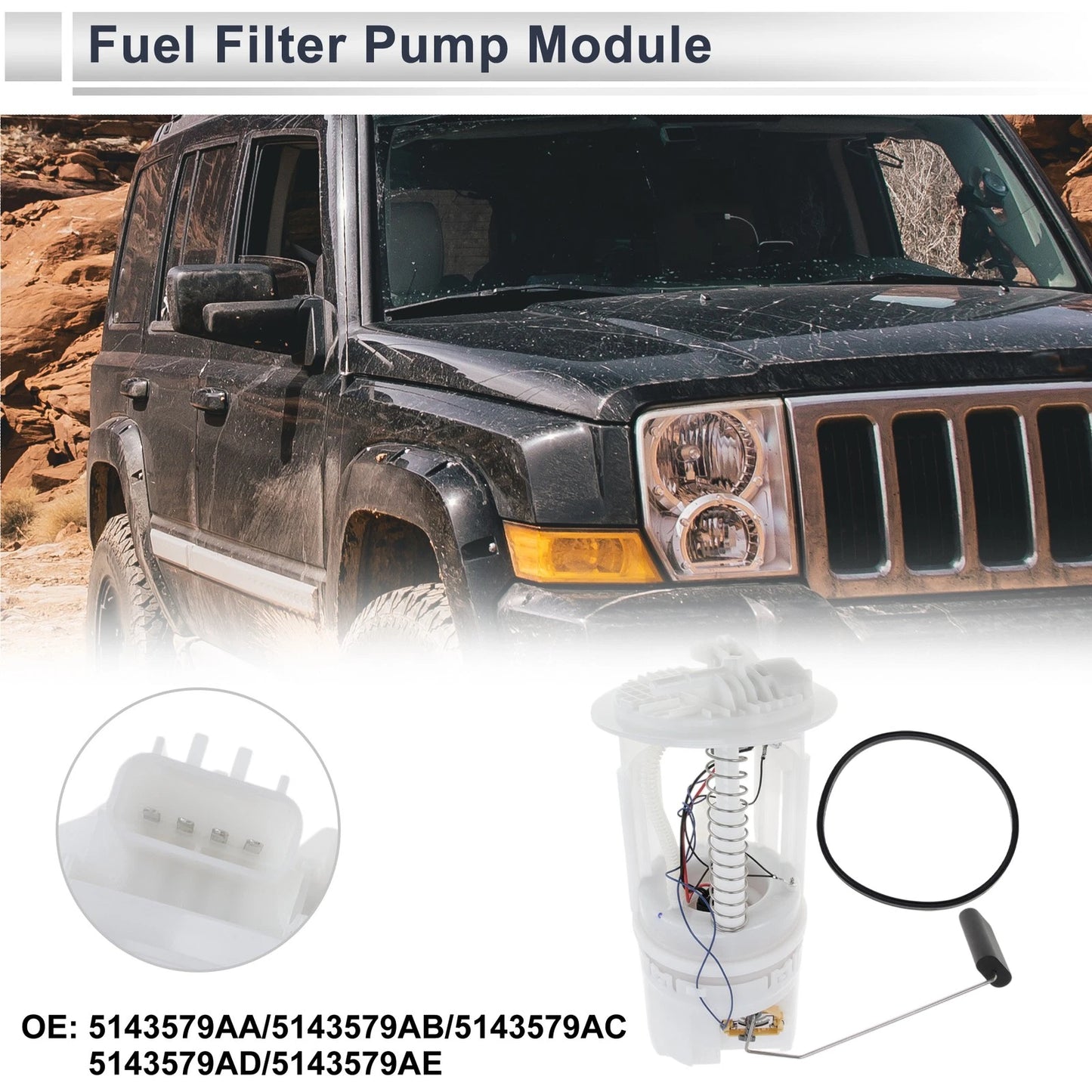 Fuel Pump Assembly for Jeep Commander, Grand Cherokee (2007-2010)