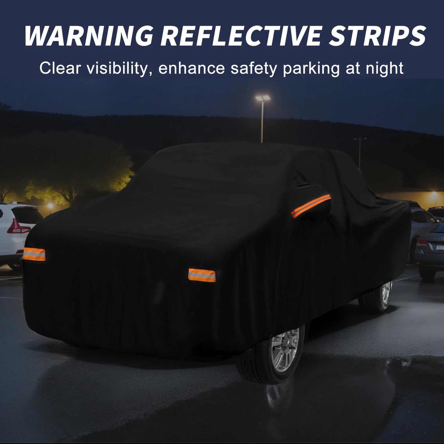 Waterproof Car Cover with Driver Door Zipper for Toyota Tacoma (2005-2023)