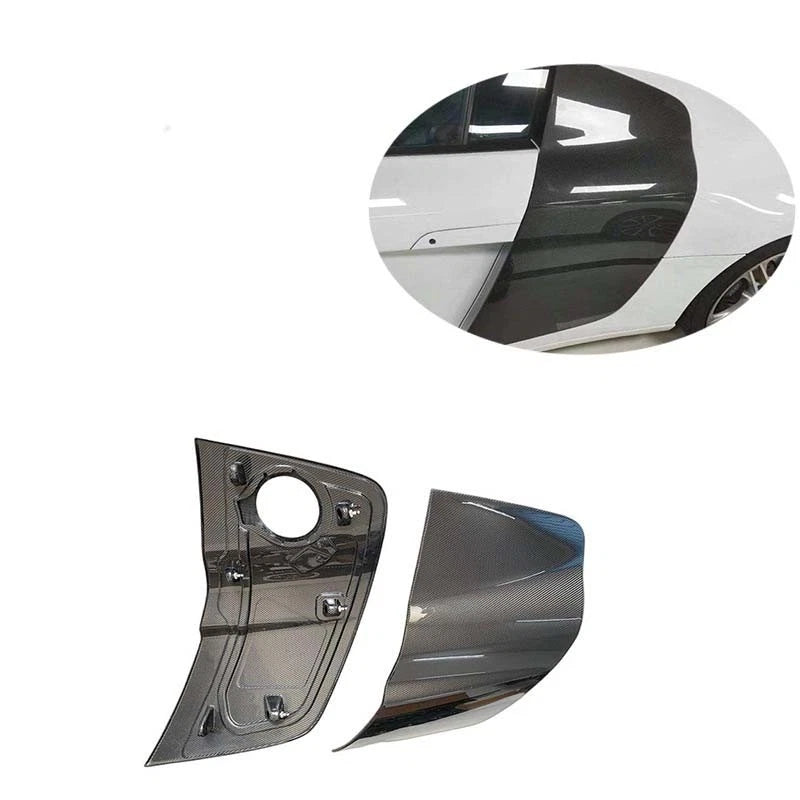 Real Carbon Fiber Replace Side Blade Door Panel for Audi R8 Coupe 2008-2015 V10