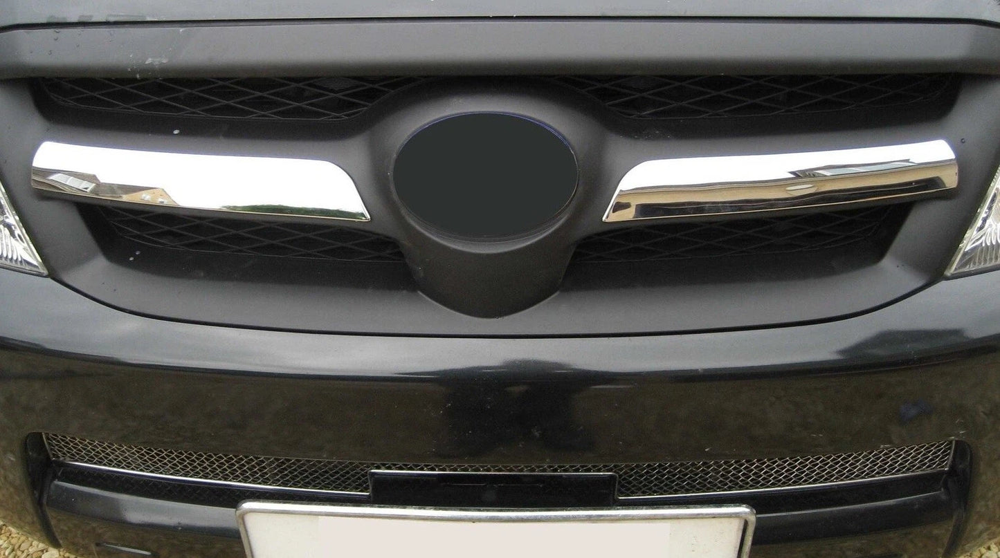 Grille Chrome Molding Trim 2 x for Toyota Hilux SR5 Vigo (2005-2008)