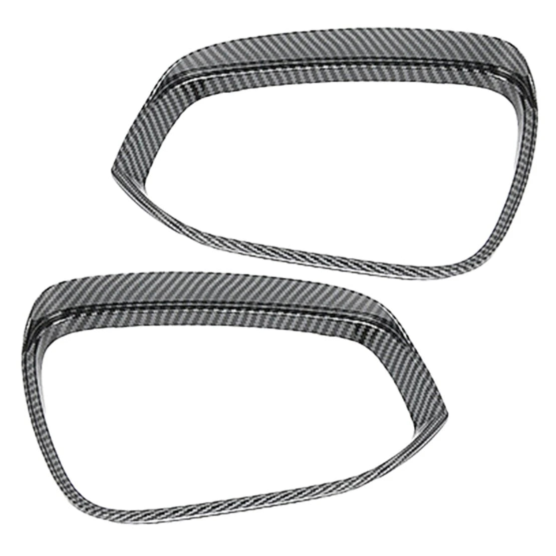 2 x Exterior Mirror Rain Eyebrow Covers for Toyota Highlander (2014-2019)