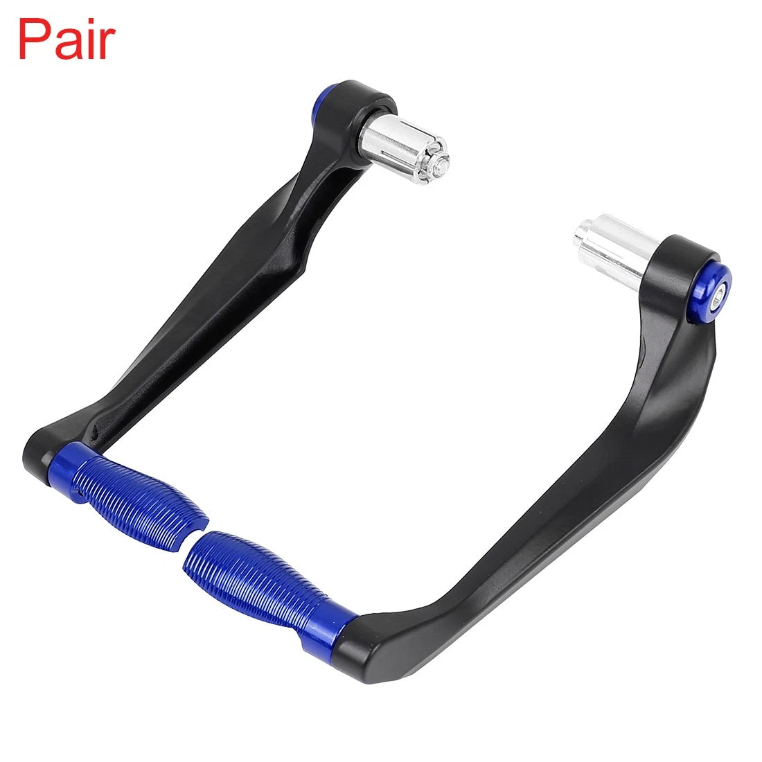 1 Pair 22mm Brake Clutch Lever Protector Hand Guard for Motorcycle Blue