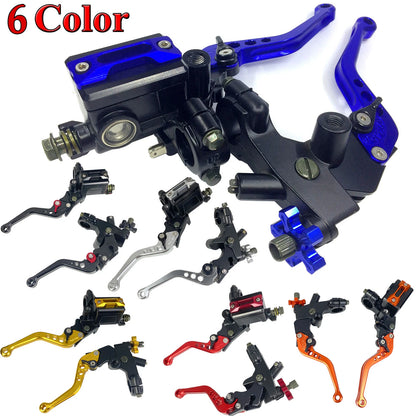 7/8 CNC Handlebar Master Cylinder & Clutch Lever Set for Motorcycle