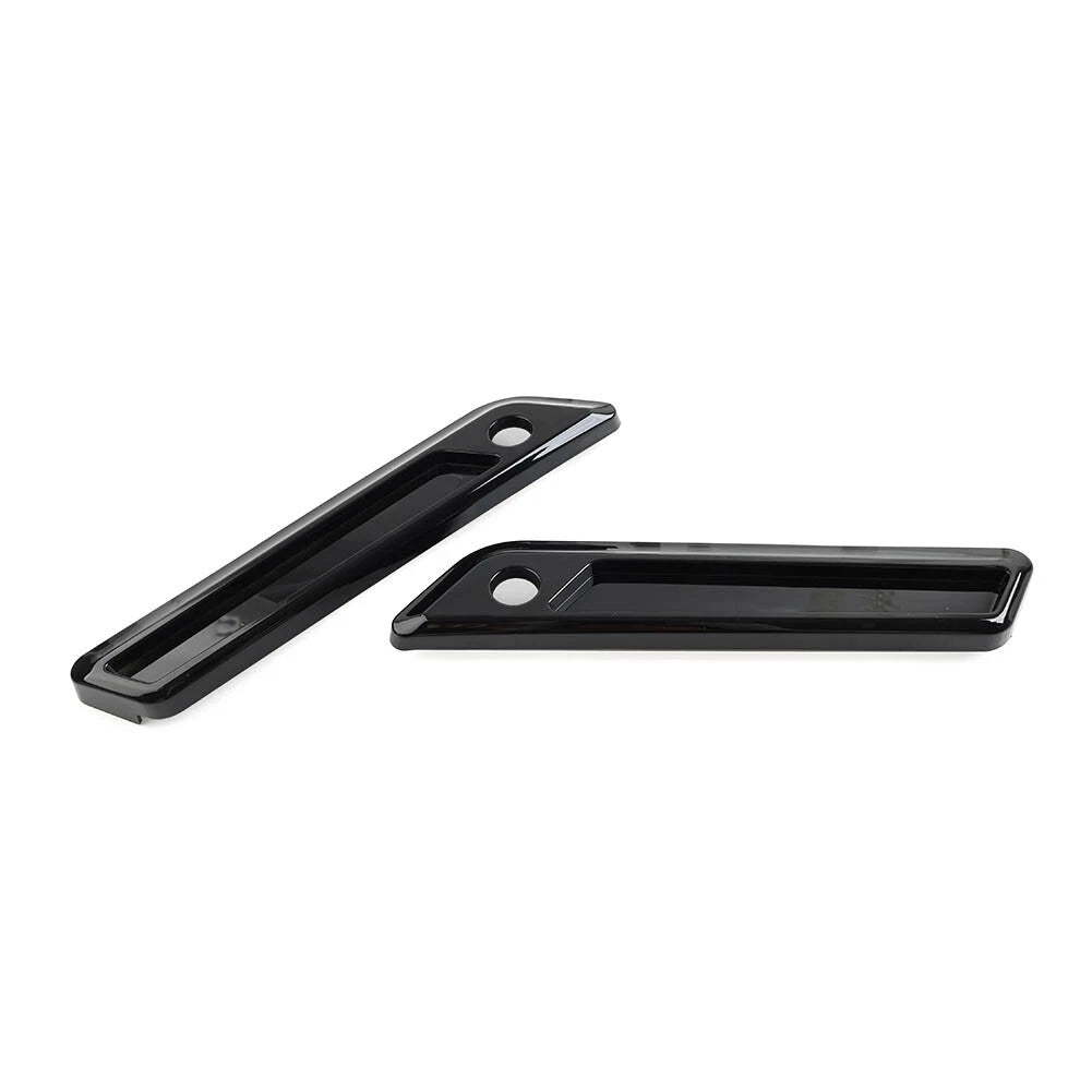 Glossy Black Latch Covers for Harley Touring Electra Glide Road King (2014-2023)