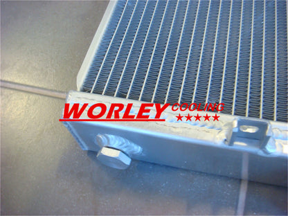 3 Row Aluminum Radiator + Fans for Nissan Patrol Y61 4.5L (1997 - Present)