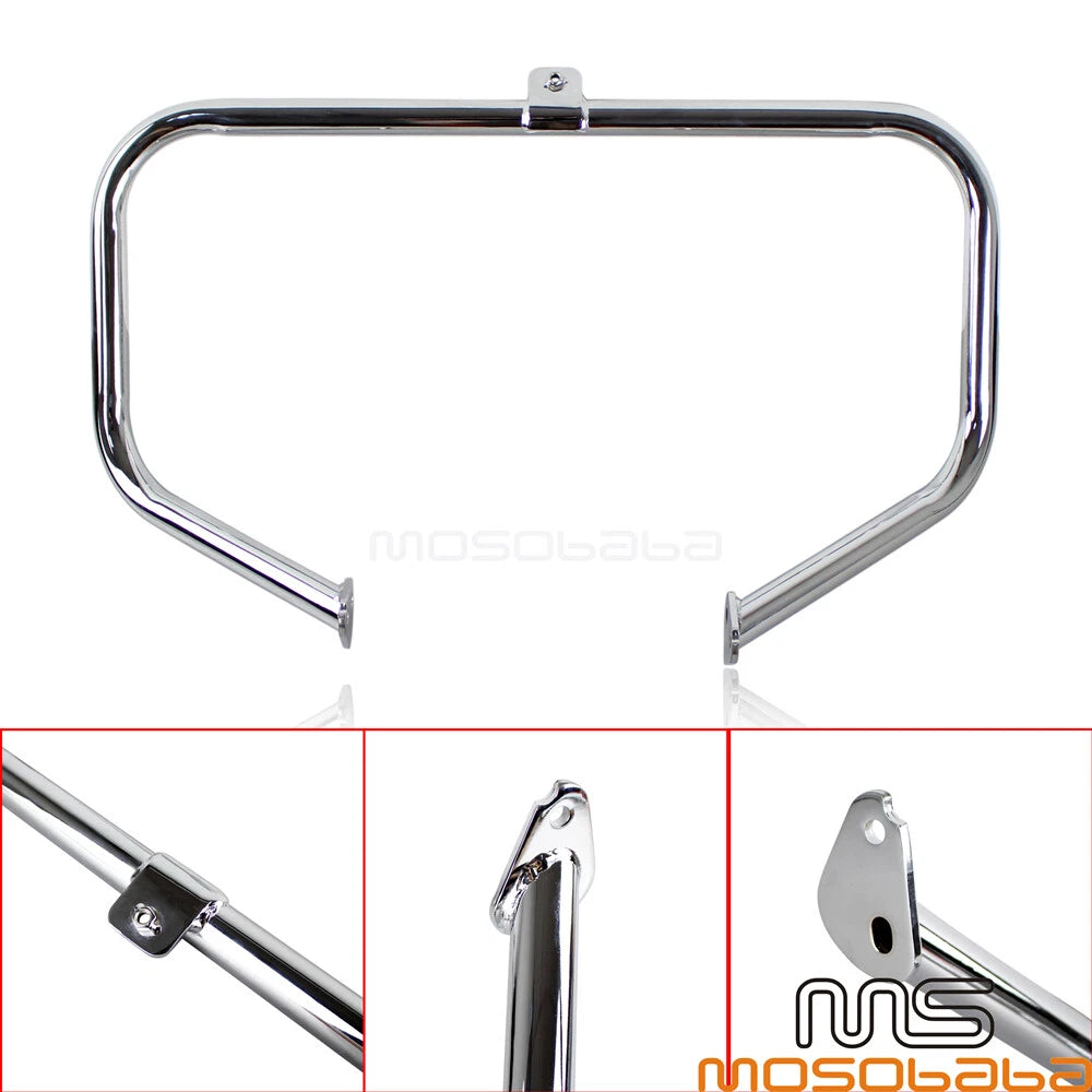 1-1/4" Tube Crash Bar Bumper Engine Guard Chrome for Harley Touring (1997-2008)