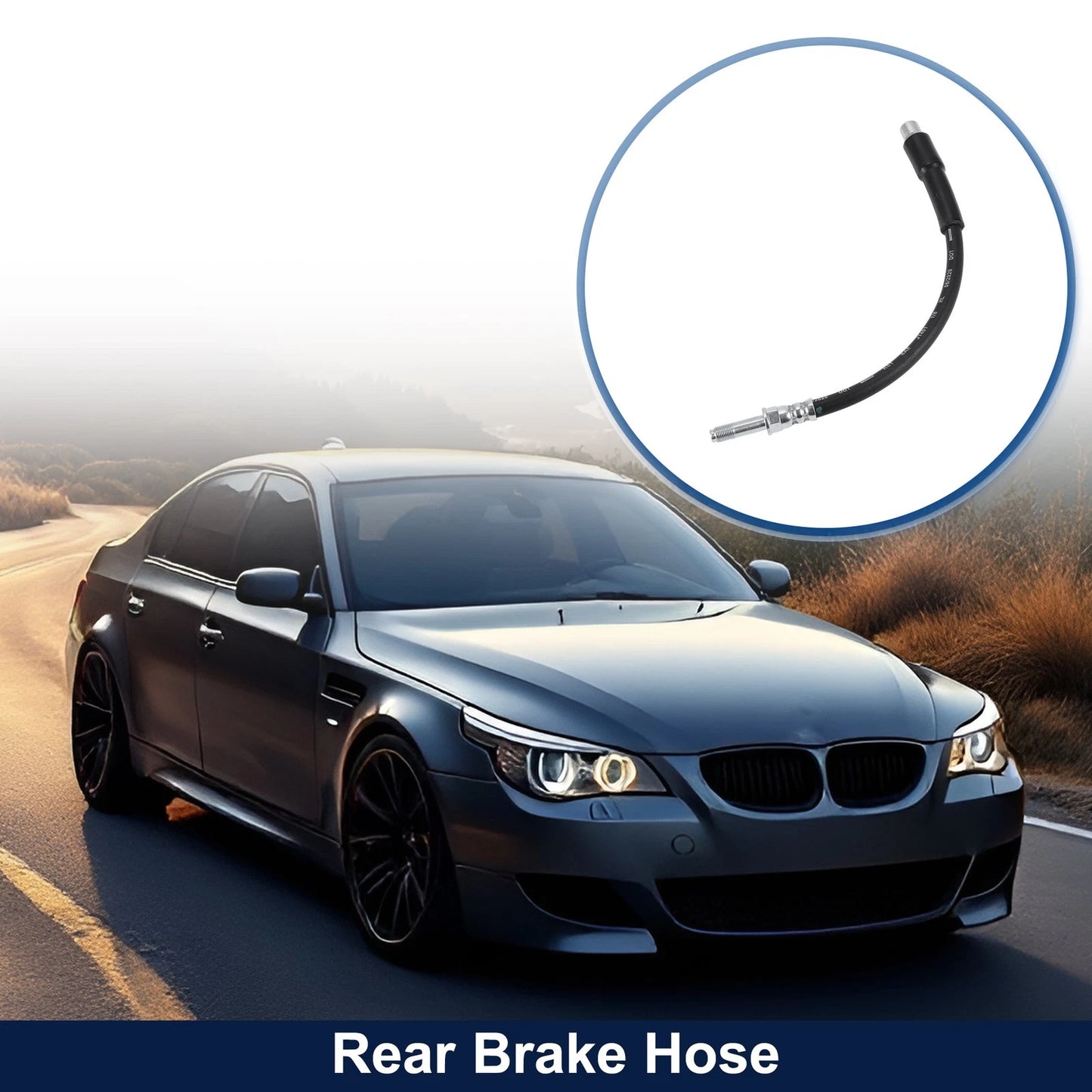 Rear Brake Hose for BMW 5 Series E39 520i (2000-2003)