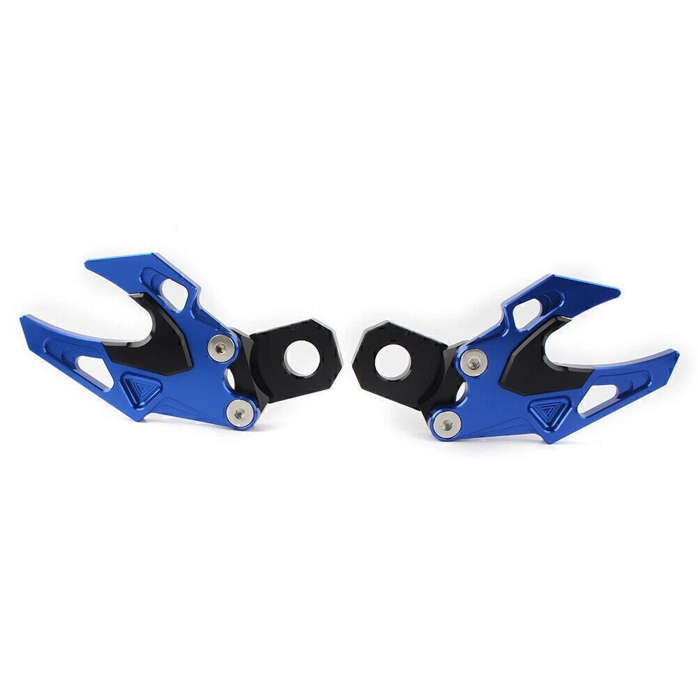 CNC Rear Chain Adjuster for Honda CB650F (2014-2018) - Blue