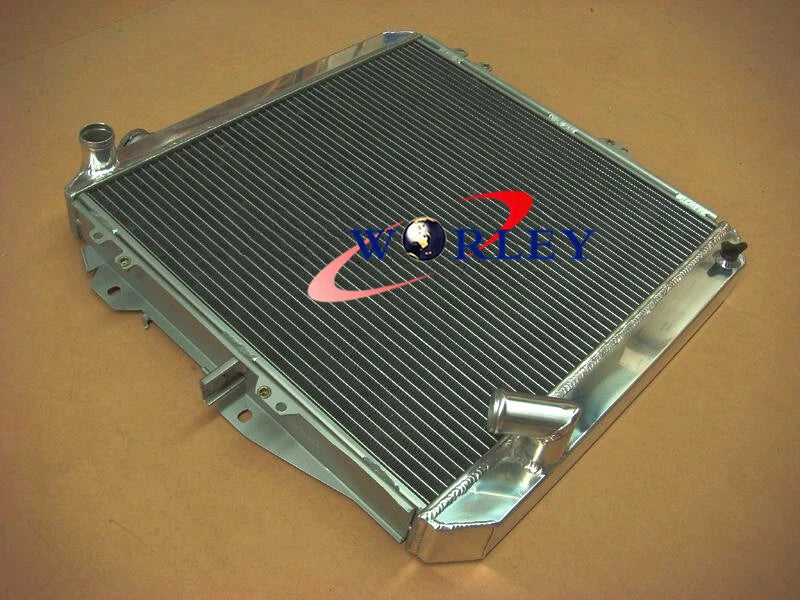 Aluminum Radiator + Fan for Toyota Hilux Surf 2.8D LN106 LN107 (1988-1997)