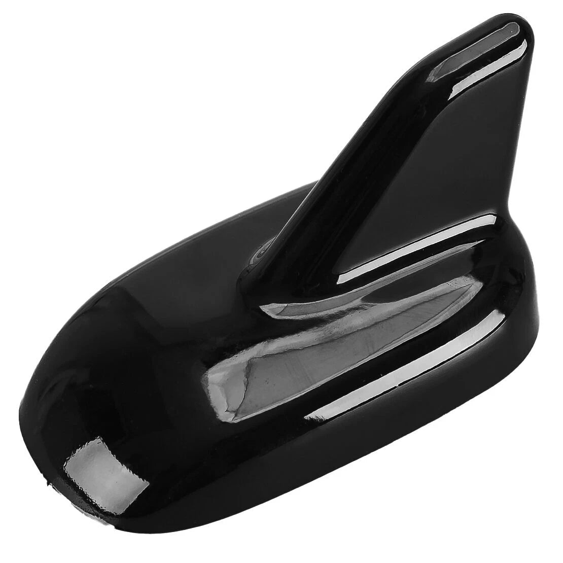 Black Shark Fin Roof Antenna Cover for Car (FM/AM) - Universal Fit