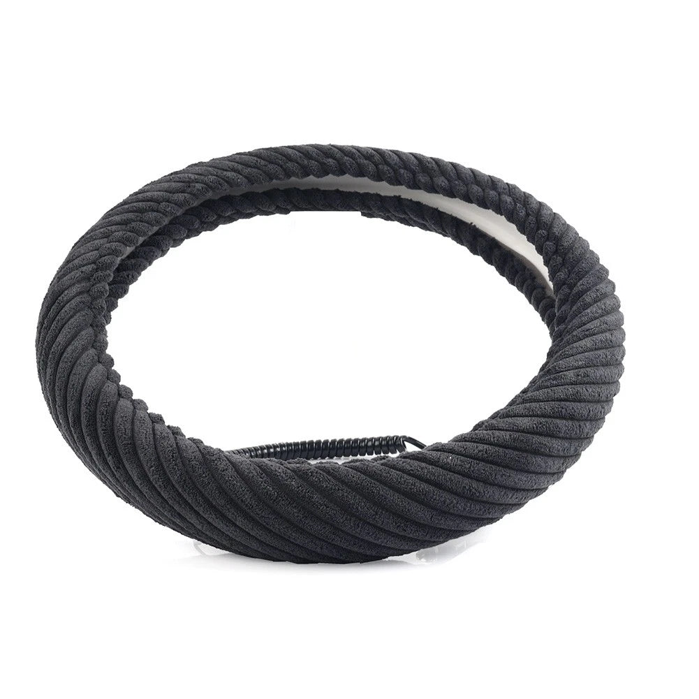 Heated Steering Wheel Cover 14.5-15.5in for Tangle Free Design