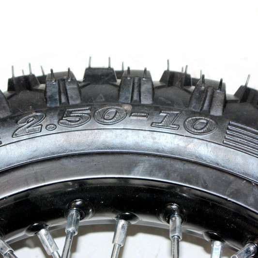 15mm Axle Front Wheel Rim + Tyre for PIT PRO Dirt Bike (10 Inch)