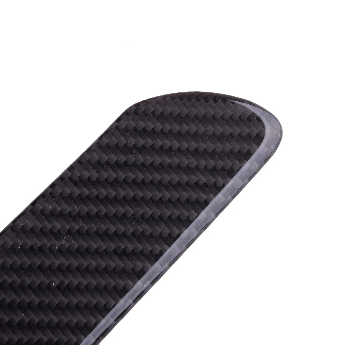 2 x Small Carbon Fiber Door Sill Cover for Car (Fits Various Models)