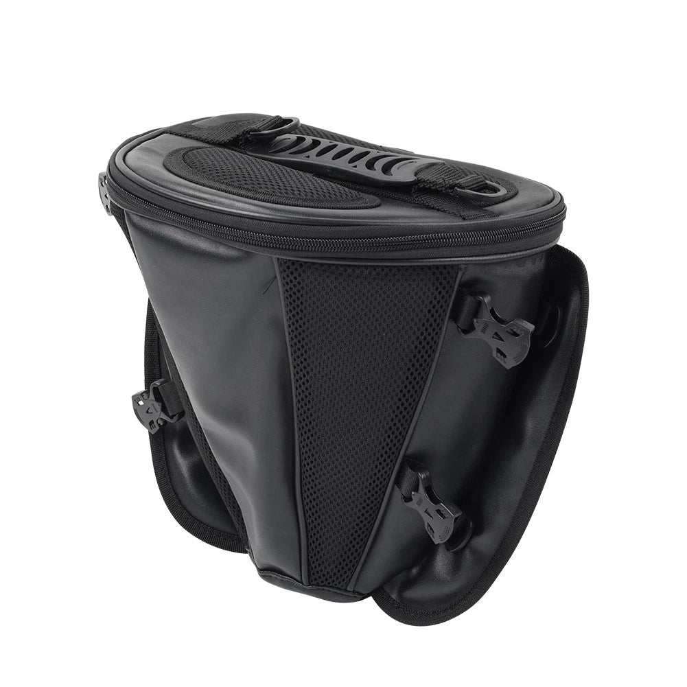 Universal Motorcycle Back Seat Carry Bag Luggage - Black