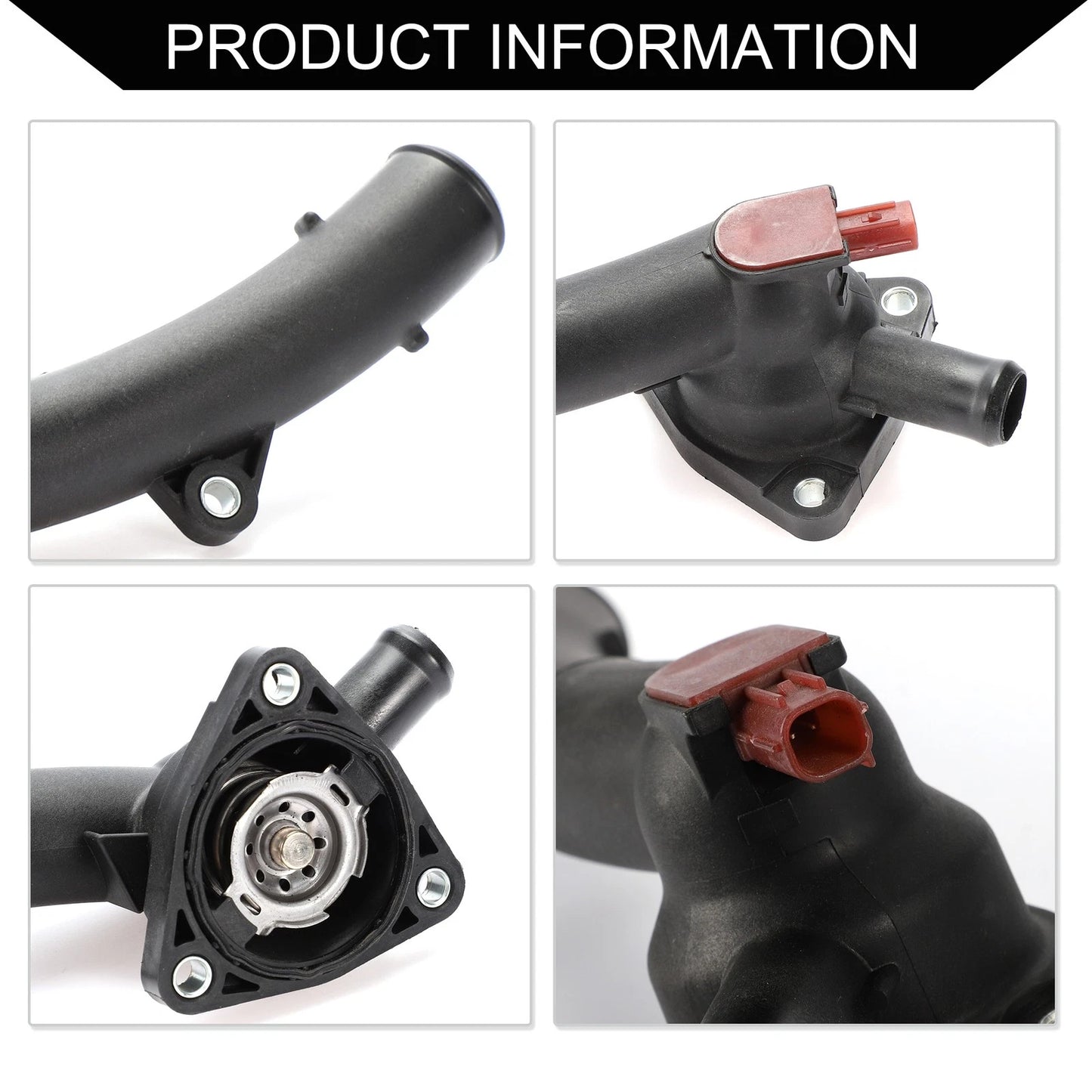 Thermostat Housing Assembly for Toyota Camry (2018-2023) 1 Pcs Black