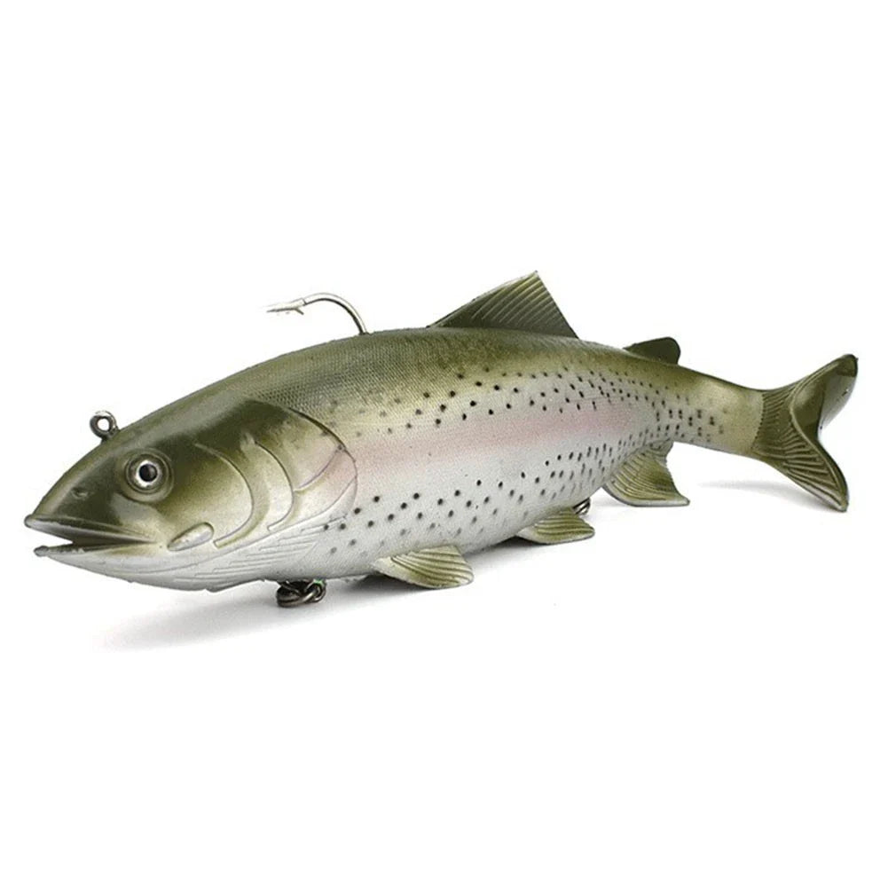Soft Body Fishing Lure with Silicone/Steel for Enhanced Performance