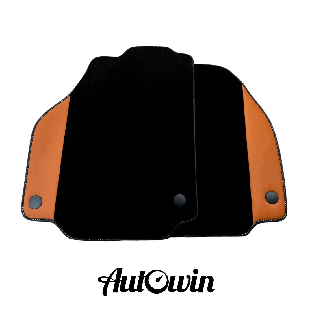 AutoWin Floor Mats for Ferrari F8 Spider (2020-2023) - Cuoio Nappa Leather