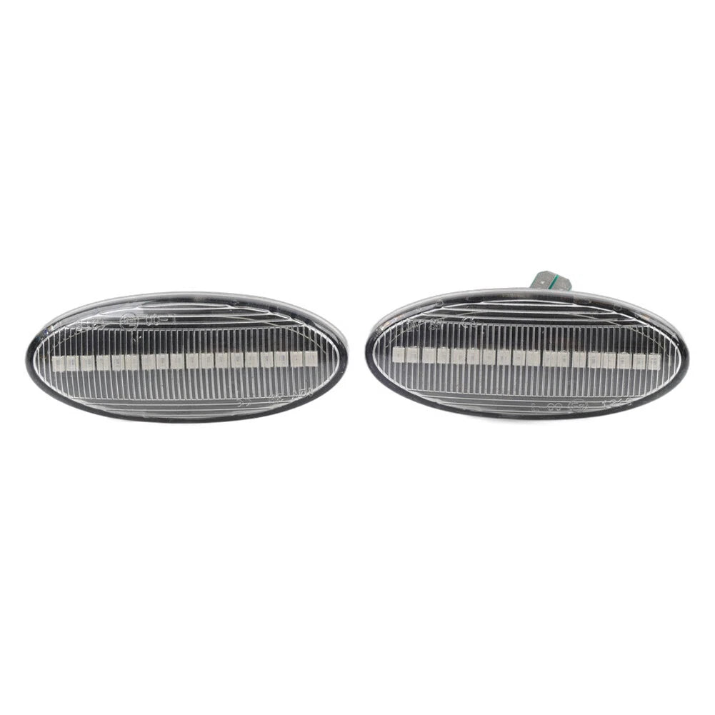 Dynamic Clear LED Side Marker Turn Signal Light for Nissan Qashqai Juke X-Trail