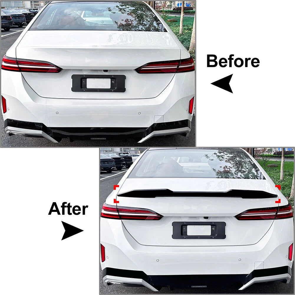 Rear Trunk Spoiler Wing for BMW 5 Series I5 G60 M60 (2024-2025) Black