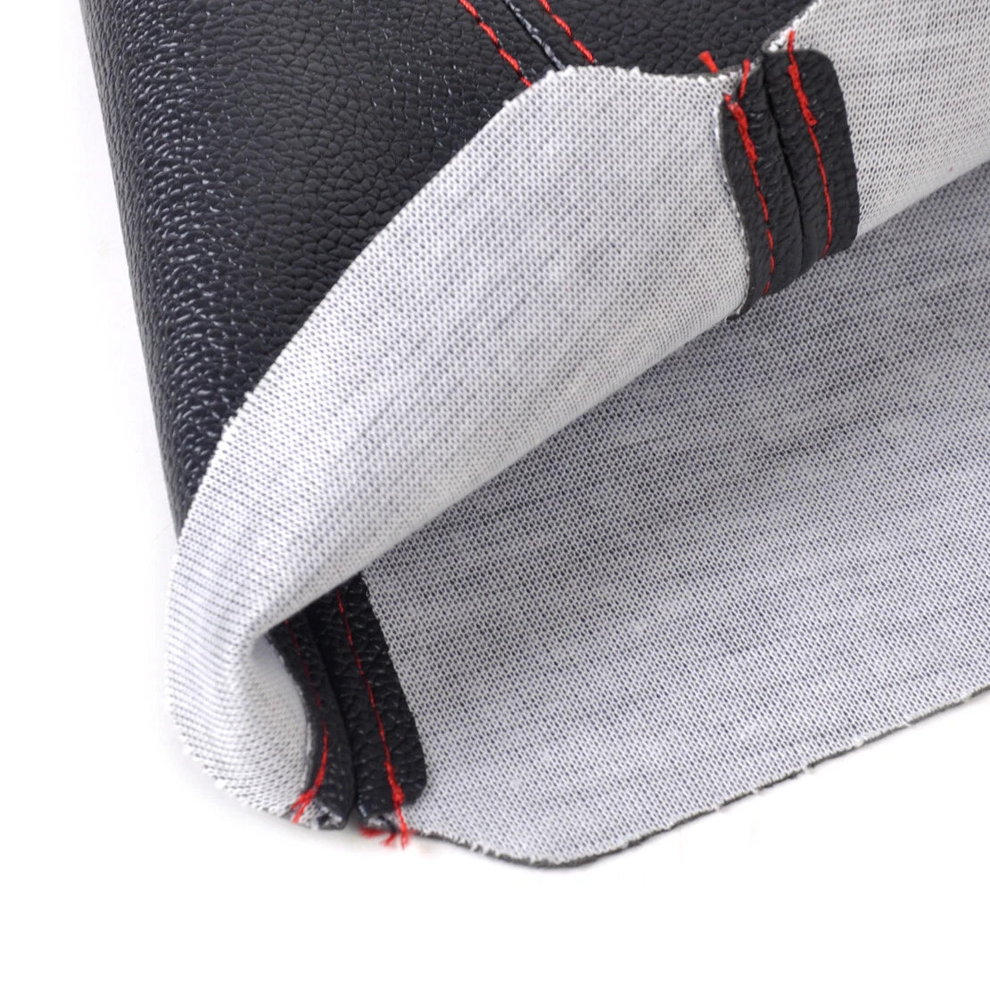 Black PVC Leather Manual Auto Gear Shifter Boot Cover for Universal Cars