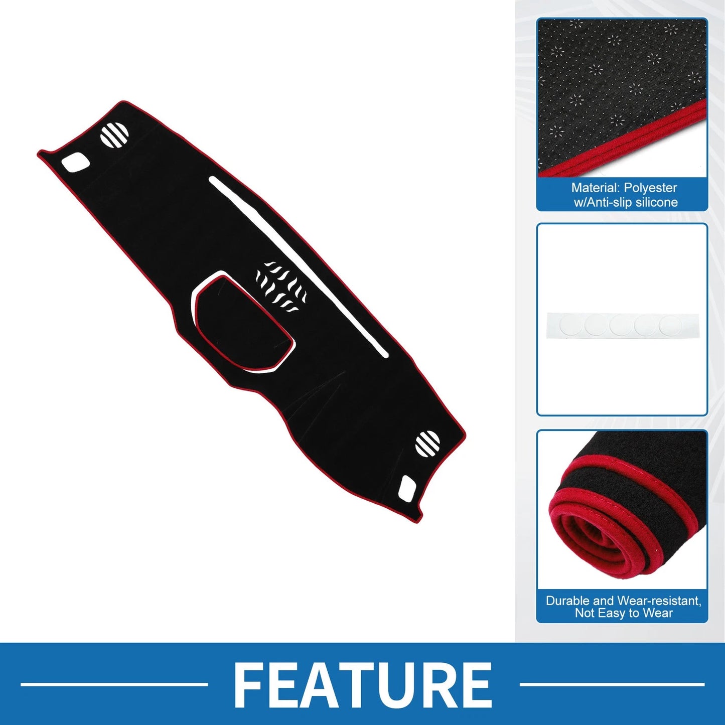 Dashboard Dash Cover Mat for Toyota Tundra (14-21)