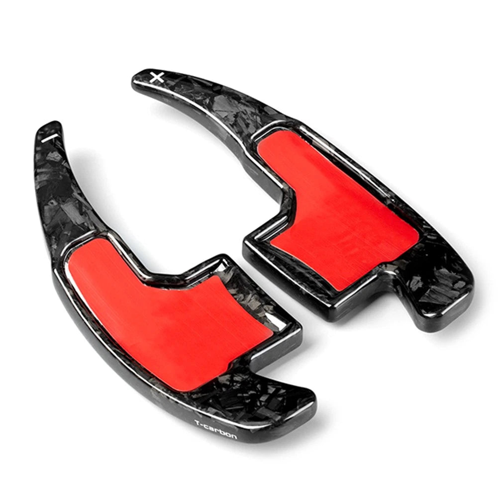 Steering Wheel Paddle Shifter Extensions for Ford Mustang (2015-2021) Carbon Fiber