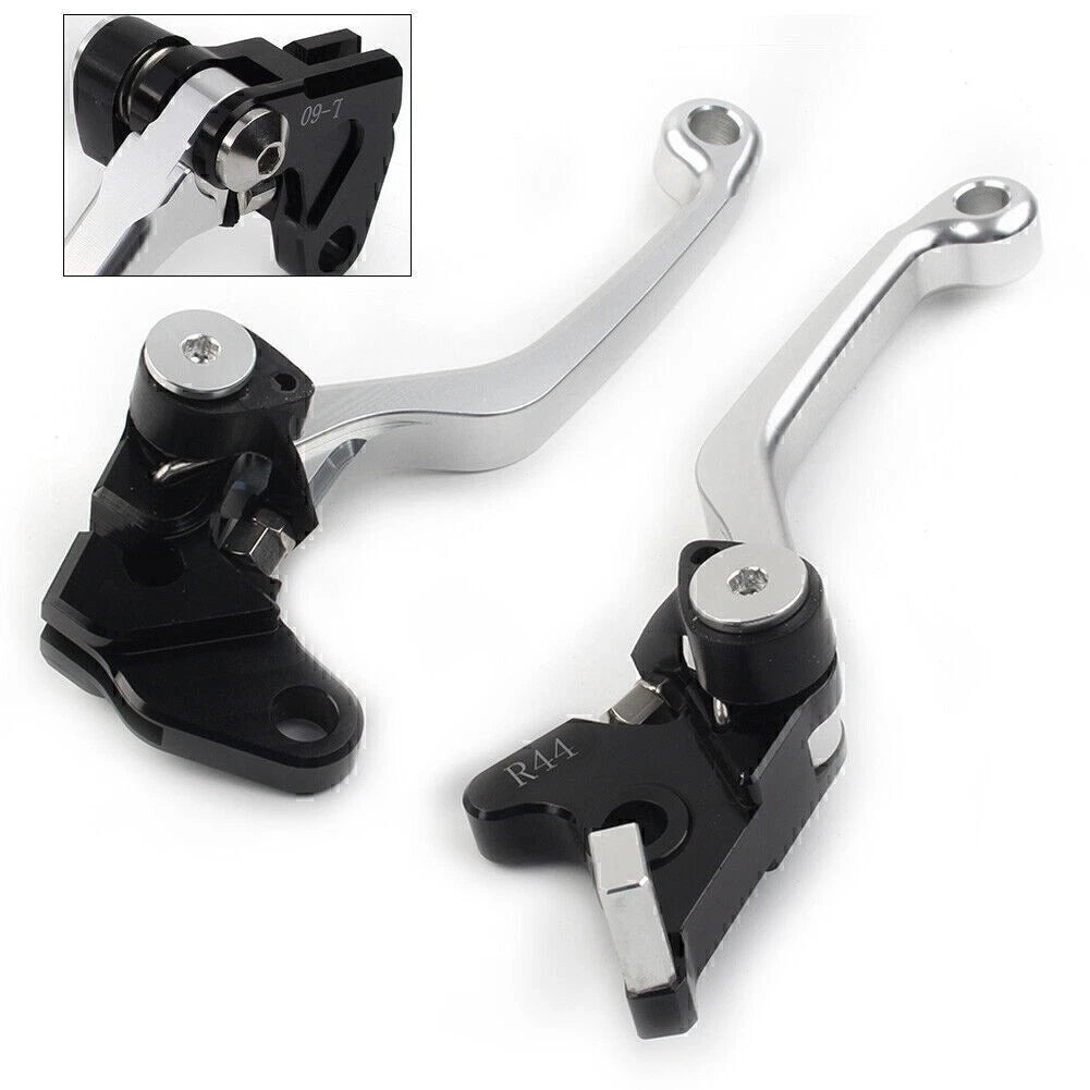 Dirt Clutch Brake Levers for Kawasaki KLX250 D-TRACKER (1993-1997) SILVER