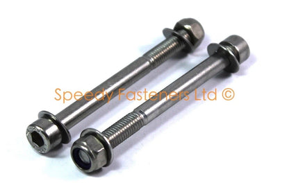 Stainless M8 King Pin Bolts for Honda IAME Kingpin