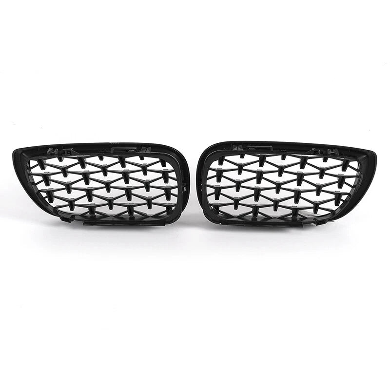Black Kidney Diamond Grill for BMW E46 320i 325i 330i 2002-2005