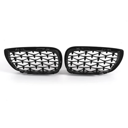 Black Kidney Diamond Grill for BMW E46 320i 325i 330i 2002-2005