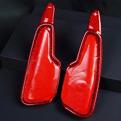 Red Steering Wheel Shift Paddle Cover Trim for Chevrolet Corvette (2020-2022)