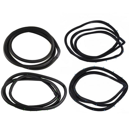 Door Rubber Weatherstrip Front Rear Set 4 Fits Isuzu D-Max TFR 4D Pickup 2003-11