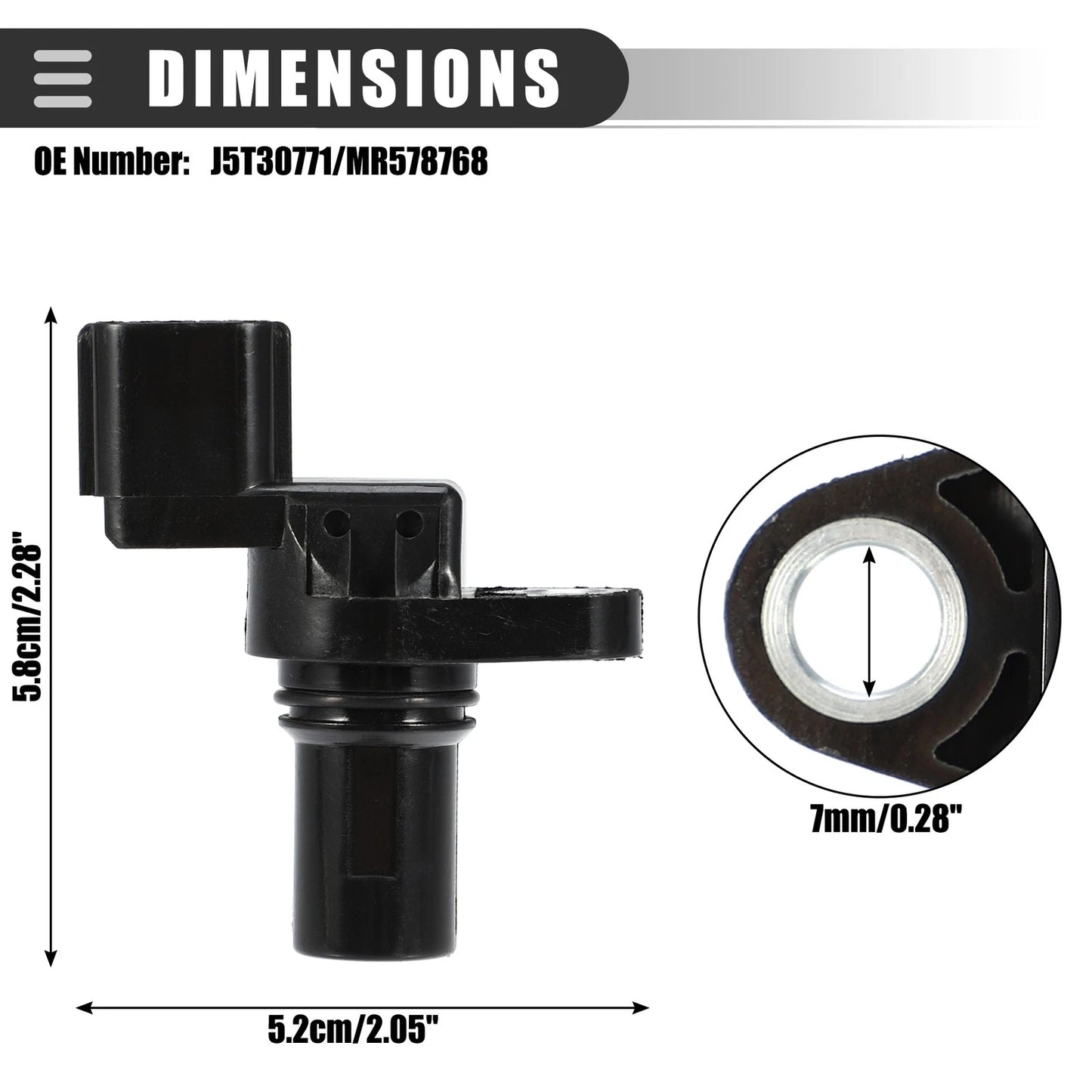 Camshaft Position Sensor for Mitsubishi Outlander 2.4 4WD (2003-2007)