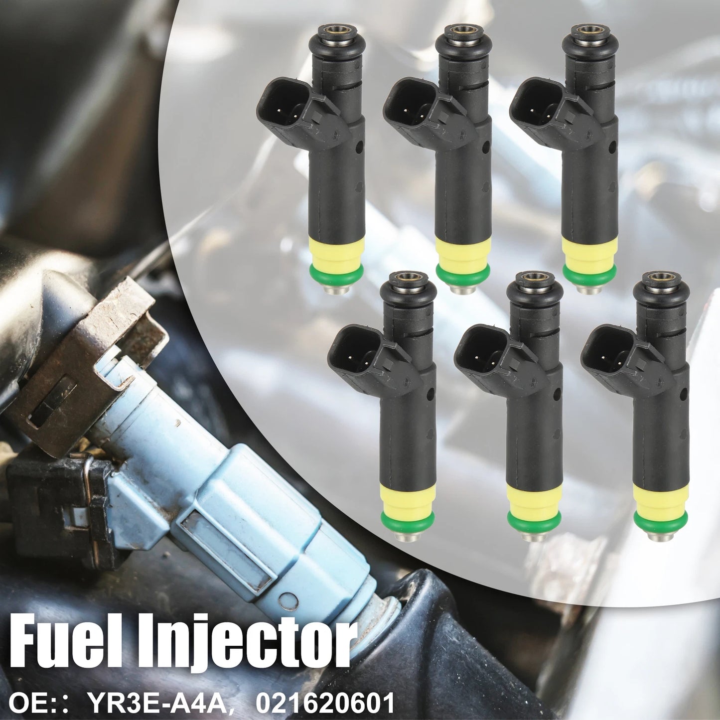 6 x Fuel Injector Nozzles for Ford F-150 4.2L V6 (1998-2002)