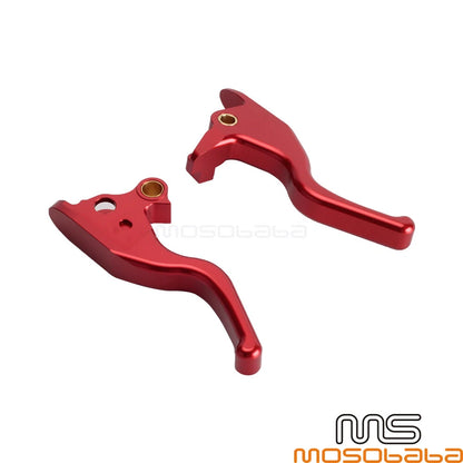 Red Brake Clutch Hand Levers for Harley Softail Slim FLSL FXBB (2018-2023)