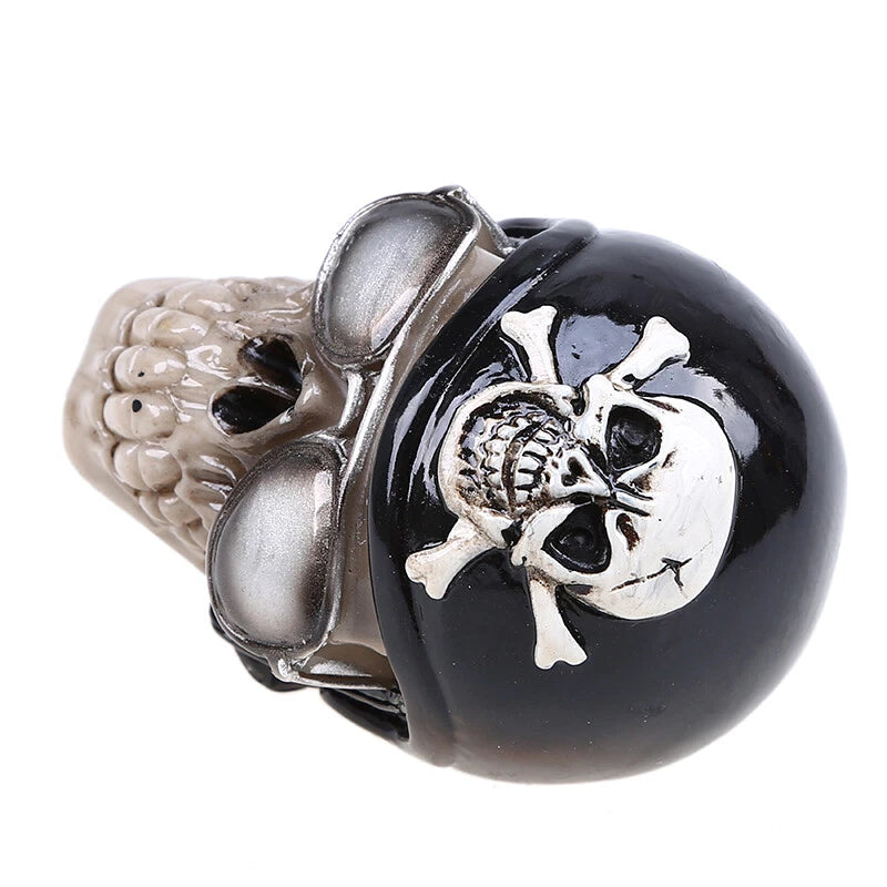Black Skull Gear Shift Knob for Universal Cars (Fits Most Models)
