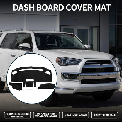 Dashboard Cover Mat for Mazda Flair Wagon (2012-2020) Black 1 Set