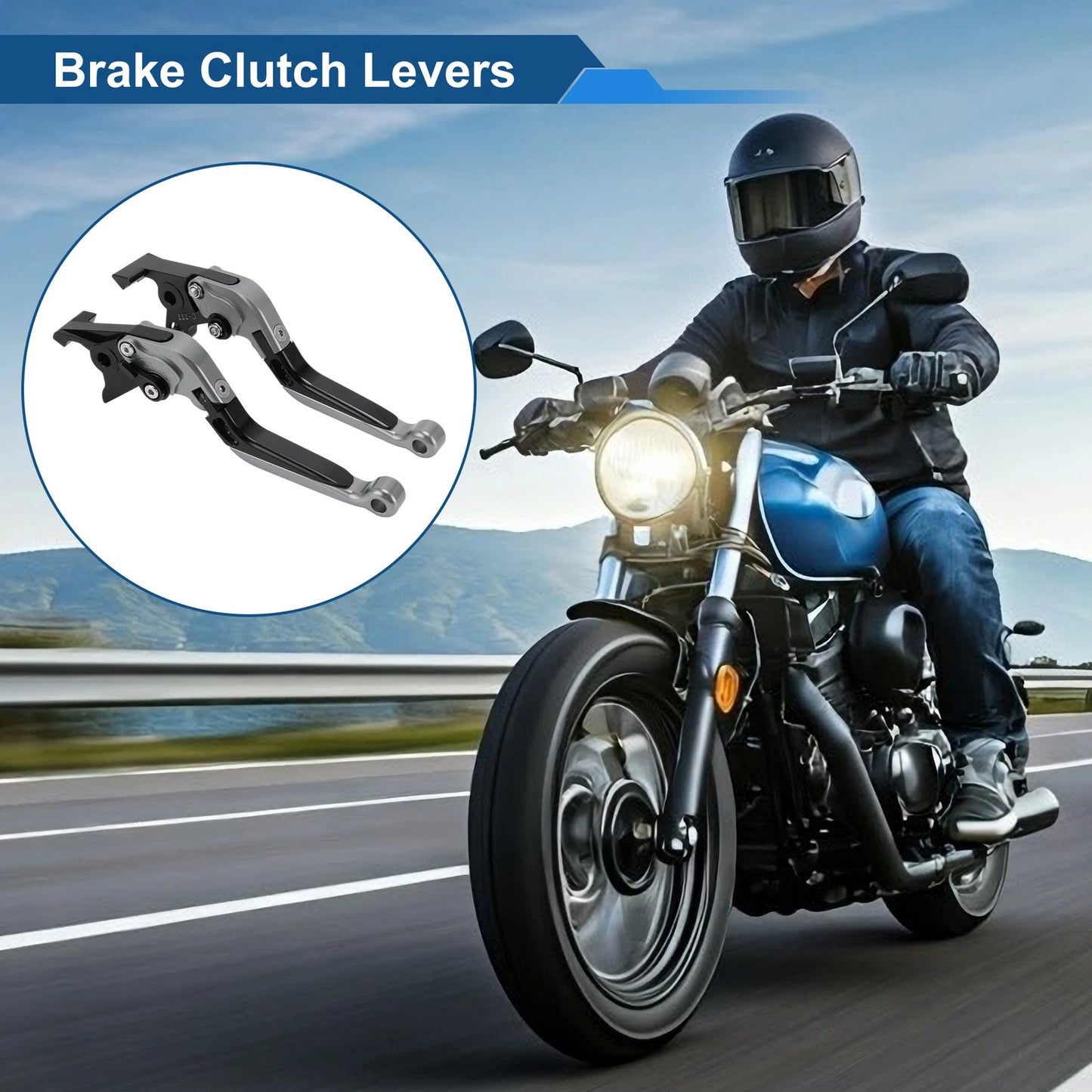 Levers Adjustable Short Long Brake Clutch for Kawasaki ZX7R/ZX7RR (1989–2003)