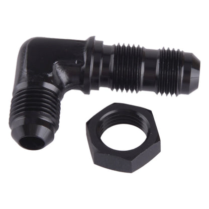 90 Degree 6AN Flare Bulkhead Adapter Fitting for Car Aluminum