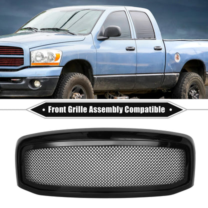 Front Grille Assembly for Dodge Ram 3500 (2006 - 2009) Gloss Black